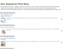 Tablet Screenshot of blog.prints.co.nz